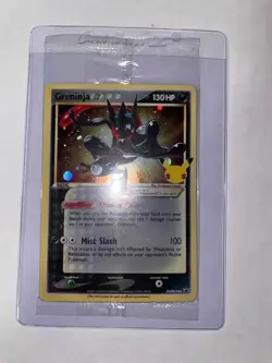 Greninja Gold Star Holo Promo SWSH144 Celebrations Black Star Pokemon - SEALED - Image 1
