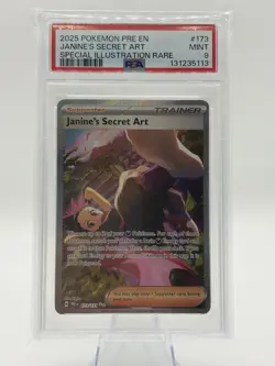 Pokemon TCG - Janine's Secret Art 173/131 - Prismatic Evolutions - PSA 9 - Image 1