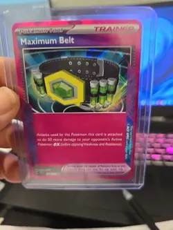 Pokemon MAXIMUM BELT 154/162 - Temporal Forces - ACE SPEC HOLO - - Image 1