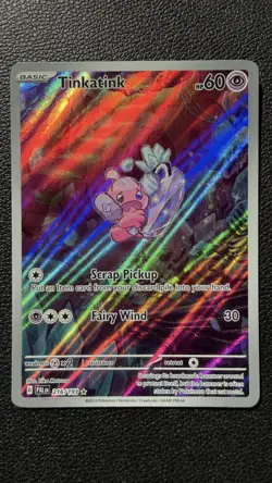 Tinkatink - 216/193 Pokemon TCG Illustration Rare SV02: Paldea Evolved Near Mint - Image 2