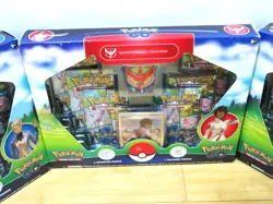 ✅ Pokemon TCG GO Team Valor Mystic Instinct Special Collection Box Set of 3 NEW - Image 2