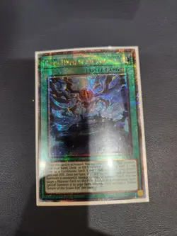 Yugioh Divine Temple of The Snake Eye AGOV-EN056 Quarter Century Secret Rare NM - Image 1