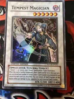 Yu-Gi-Oh! TCG 2x Tempest Magician Stardust Secret Rare Special Ed SOVR-ENSE1 NM - Image 2