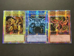 Ra + Obelisk + Slifer | Egyptian Gods | Quarter Century Secret Rares | YuGiOh! - Image 1