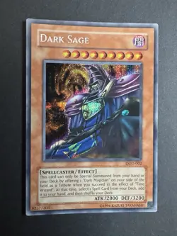 Yugioh! Dark Sage - DOD-002 - Secret Rare - Limited Edition Near Mint, English - Image 1