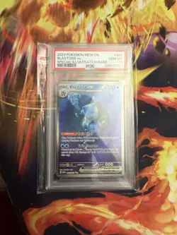 Pokemon Blastoise ex 200/165 Mew-EN 151 Special Illustration GEM MINT PSA 10 - Image 1