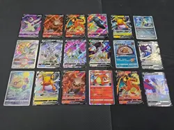 Lot Of 18 Chinese Pokemon Cards Arceus Charizard - Image 1