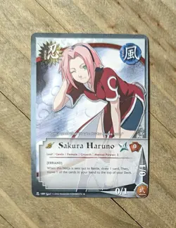 Sakura Haruno 189 Naruto CCG Rare Shonen Jump’s Card - Image 1
