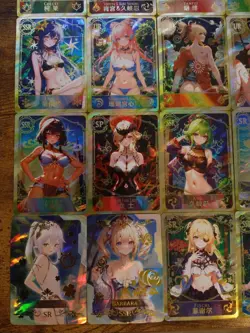 Genshin Impact Waifu 20 Card Lot - Beautiful Goddess Story Cards Ganyu Fischl - Image 4