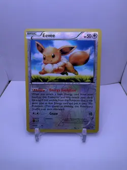 Eevee 80/111 XY-Furious Fists Reverse Holo Near Mint Pokemon TCG - Image 1