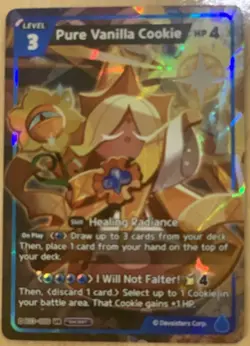 🔥 CookieRun Braverse TCG 🔥 UR Pure Vanilla Cookie Card BS3-088 English NM - Image 1