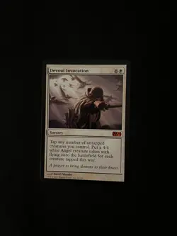Devout Invocation [Magic 2014 (M14)] Magic MTG Cards Near Mint - Image 1