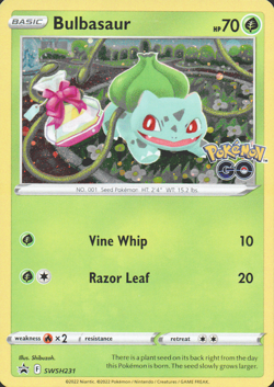 Bulbasaur SWSH231 SWSH: Sword & Shield Promo Cards Holo - Image 1