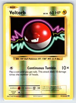 Voltorb 39/108 2016 Evolutions Pokemon Card Reverse Holo Common - Lp - Image 1