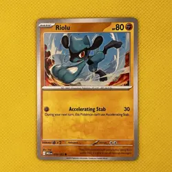 Riolu 076/132 Common Mega Evolution Pokemon Card NM - Image 1