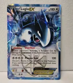 Lugia EX 102/113 Legendary Treasures Holo Pokemon Card- Light Played - Image 1