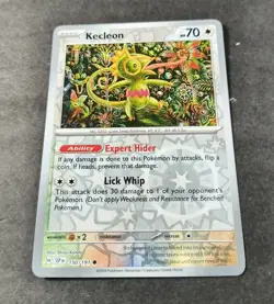 Pokemon Surging Sparks Kecleon Reverse Holo Common Card 150/191 NM - Image 1