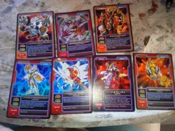 digimon ccg card lot super rare and gold stamp - Image 1