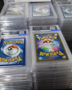 Pokemon Mystery Bundle Lot With 4 PSA FULL ART & 4 Viintage Graded Cards - Image 2
