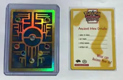 Very Nice Pokemon TCG Ancient Mew 2000 Movie Promo Holo Card - Image 5