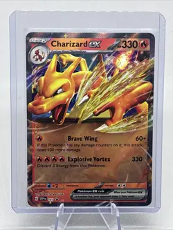 Charizard ex 161 Sv: Scarlet & Violet Black Star Promo Cards Holo 2024 NM+ - Image 1