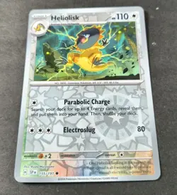 Pokemon Surging Sparks Heliolisk Reverse Holo Common Card 155/191 NM - Image 1