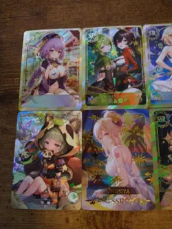 Genshin Impact Waifu 8 Card Lot - Beautiful Goddess Story Cards Lumine Barbara - Image 3