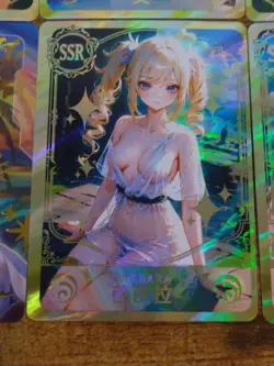 Genshin Impact Waifu 8 Card Lot - Beautiful Goddess Story Cards Lumine Barbara - Image 5