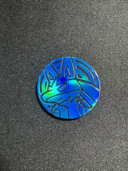 Blue Lucario - Pokemon Card TCG Collector Coin - FREE SHIPPING - Image 1