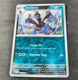 Pokemon Surging Sparks Zweilous Reverse Holo Common Card 118/191 NM - Image 1