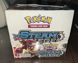 Pokemon 2016 XY Steam Siege Open Box w/400 Cards Halo Trainer Energy Basic 1/2 - Image 2