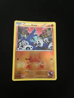 Team Magma's Aron 12/34 MINT/EXC Pokemon Cards Double Crisis Reverse Holo Rare - Image 1