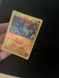 Team Magma's Aron 12/34 MINT/EXC Pokemon Cards Double Crisis Reverse Holo Rare - Image 3