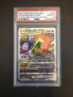 Pokemon Charizard VSTAR Ultra-Premium Coll. Full Alt Art Promo SWSH262 PSA 10 - Image 5