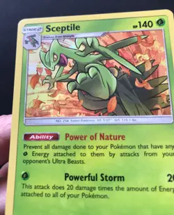 Sceptile 10a/168 Celestial Storm SM PROMO Pokemon Card HOLO RARE Near Mint - Image 3