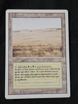Savannah - Magic The Gathering MtG Revised Edition Dual Land - Image 1