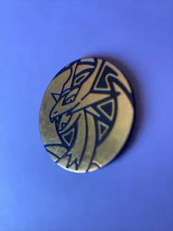Pokemon TCG Salamence Coin Gold Used Condition - Image 2