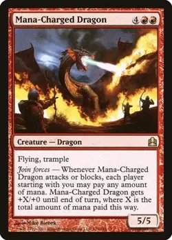 Mana-Charged Dragon Commander 2011 LP MTG - Image 1