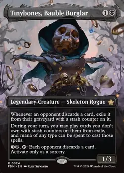 Tinybones, Bauble Burglar (#324) - Extended Art FDN LP MTG - Image 1