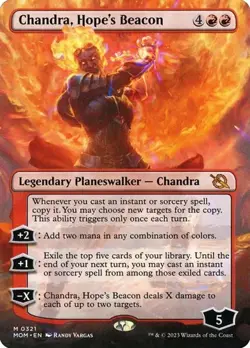 Chandra, Hope's Beacon - Extended Art MOM NM MTG - Image 1