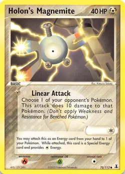 Holon's Magnemite 70/113 Common Delta Species Pokemon NM 001380 - Image 1