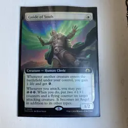 MTG Guide of Souls - Foil - Extended Art, Light Play, English Modern Horizons 3 - Image 1