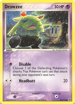 Drowzee 67/113 Common Delta Species Pokemon NM 001377 - Image 1