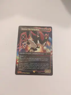 Shadow the Hedgehog (Rainbow Foil) Secret Lair Drop Foil NM MTG - Image 1