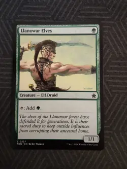 mtg llanowar elves foundations - Image 1