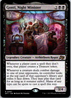 Magic the Gathering Gonti, Night Minister Aetherdrift MTG Free Shipping! - Image 1