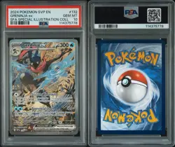(PSA 10 Gem Mint) 2024 Pokemon Greninja ex Shrouded Fable SIR Promo #132 - Image 1