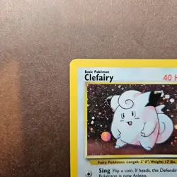 Clefairy 005/102 Pokemon Base Set 2 Holo Rare Card - HP - Image 2