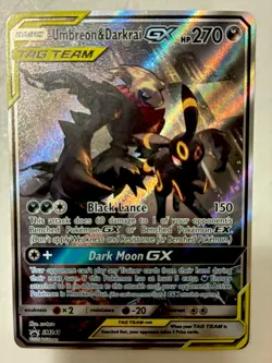 Pokemon TCG Umbreon & Darkrai Tag Team GX SM241 Promo - Image 1