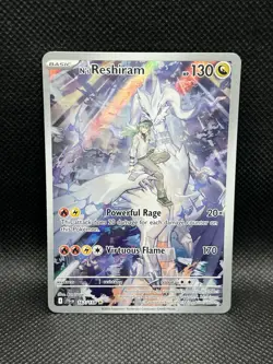 N’s Reshiram 167/159 ILLUSTRATION RARE HOLO Journey Together Sv09 Pokemon IR TCG - Image 1